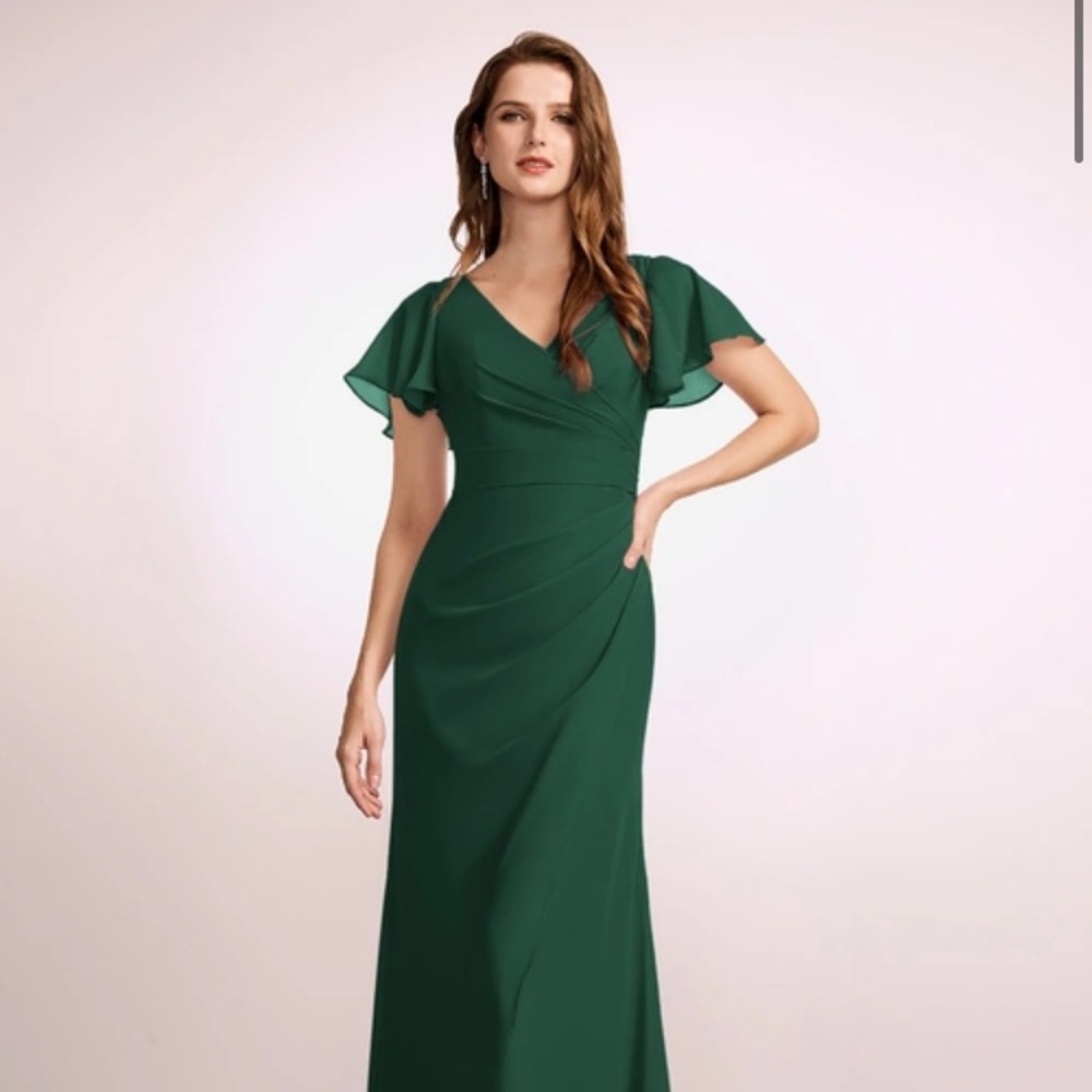 Hunter Green Bridesmaid Dress